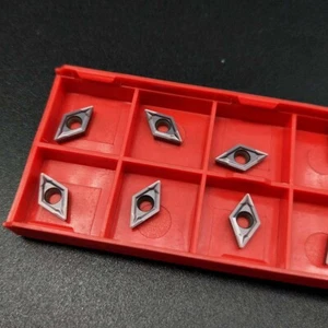 10pcs DCMT070204 carbide inserts DCMT21.51 BP1125 CNC Lathe Turning Tool - Picture 1 of 10