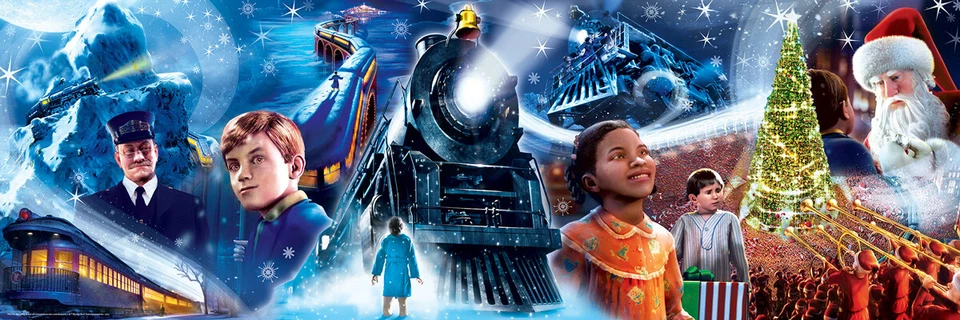 Masterpieces *The Polar Express* Panoramic 1000 Piece Puzzle #72151 14 39"