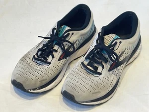 Brooks Mens Ghost 13 Running Shoes Gray 1103481D029 Mesh Low Top Lace Up Size 10 - Picture 1 of 10