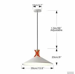 KCO Lighting Farmhouse Pendant Light Barn Pendant Lamp Adjustable Retro Indus... - Picture 1 of 3