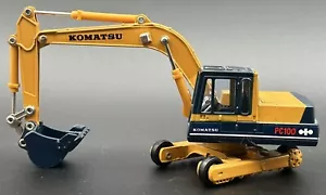 Komatsu PC100 Excavator Power Shovel Diecast 1:48 Scale Shinsei Japan 613 - Picture 1 of 16