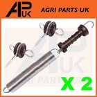 2x Electric Fence Spring Gate Kit 5m Set Handle Insulators Anchor Screw Fencing