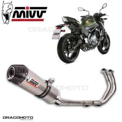 Ligne complet KAWASAKI Z650 2017 2018 MIVV Oval Titane CC - Photo 1/4