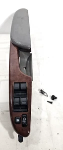2004-2010 Toyota Sienna Driver Door Armrest Wood Gray Leather W/ Controls TESTED - Picture 1 of 6