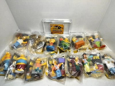 2007 Burger King The Simpsons Movie Lot Of 13 Toys Sealed  - Image 1 of 4