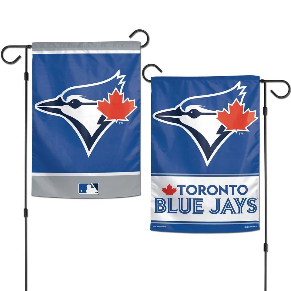 TORONTO BLUE JAYS 12"X18" 2-SIDED GARDEN FLAG NEW WINCRAFT 👀⚾ - Image 1 of 1