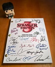 Stranger Things 3 Script Signed- The Battle of Starcourt- Autograph Reprints