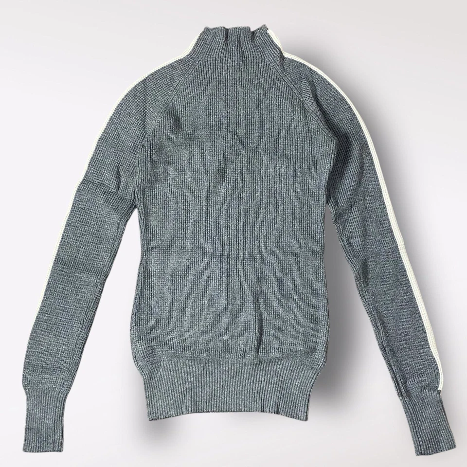 Свитер реглан PattyBoutik с ложным воротником серый и цвета слоновой кости размер S деловой опрятный - Изображение 1 из 4