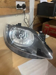 TYC HEADLIGHT RIGHT DRIVERS SIDE O/S SEAT IBIZA /SPORT COUPE 2008-2015 HL1 - Picture 1 of 5