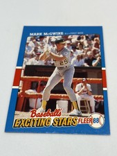 1988 Fleer Baseball's Exciting Stars Mark McGwire #26 NM/MT OAKLAND ATHLETICS
