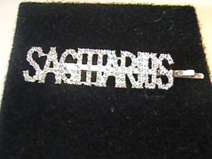 NWOT RHINESTONE SAGITTARIUS ZODIC HAIR BOBBY PIN - Picture 1 of 2