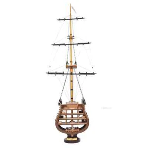 HMS VICTORY QUERSCHNITT | Handarbeit Schiffsquerschnitt mit Metallkanonen - Bild 1 von 15