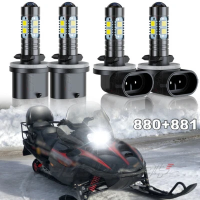 880 885 + 881 894 LED bombillas de faros altos/bajos para Arctic Cat Panther 570 2002-2007 Foto 1 de 4