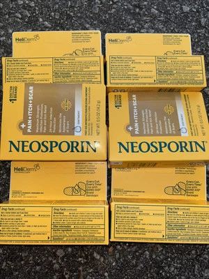 Neosporin First Aid Antibiotic Pain Itch Relieving Ointment 0.5oz Lot 6 Ex 12/25 - Изображение 1 из 4
