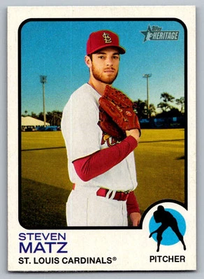 2022 Topps Heritage Steven Matz St. Louis Cardinals #382 - Image 1 of 2