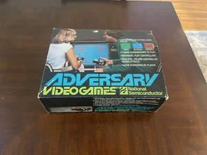 ADVERSARY NATIONAL SEMICONDUCTOR VIDEO GAME CONSOLE IN THE BOX + MANUAL RARE BOX - Picture 1 of 21