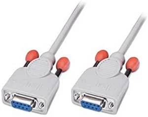 LINDY 31573 Nullmodem-Kabel 9 pol. Kupplung/Kupplung 2m - Afbeelding 1 van 1