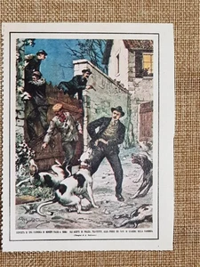 Figurina originale La Domenica del Corriere 1901 Falsari di banconote a Roma - Picture 1 of 1