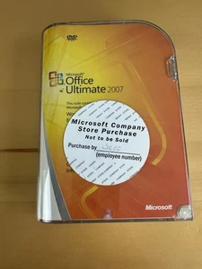 Microsoft Office Ultimate 2007 With Product Key Disc English Full Retail WIN32 - Afbeelding 1 van 5