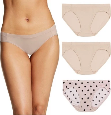 Ropa interior de bikini invisible Maidenform apenas hay bragas paquete de 3 talla S Foto 1 de 4