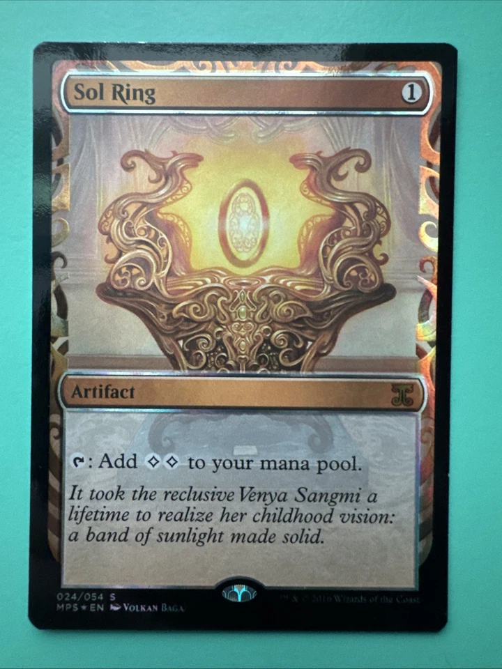 MTG Sol Ring Masterpiece Kaladesh Inventions LP Foil - Image 1 of 3