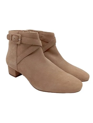 H&M Botas con cremallera Mujeres Botines Talla EU 37 crema look casual - Imagen 1 de 4