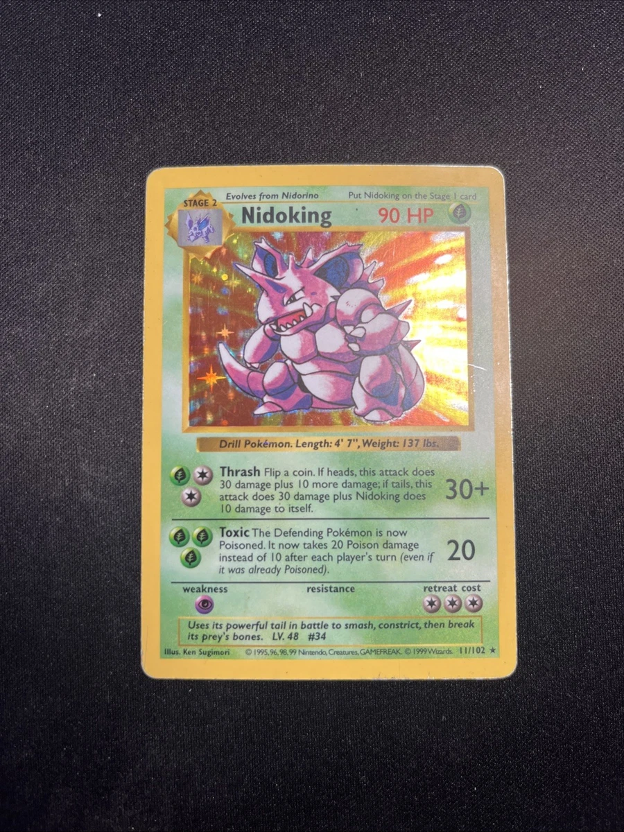 ニドキング Shadowless シャドーレス　base set ニドキング Shadowless シャドーレス base set