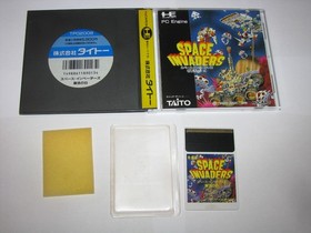 Space Invaders Fukkatsu no Hi PC Engine HuCard Japan import US Seller