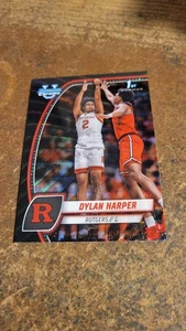 Baloncesto Bowman U 2025 cromado Black Wave Prizm Dylan Harper #22 - Imagen 1 de 2