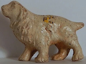 FIGURA VINT COMPOSITE SPANIEL PERRO RECUERDO CARLSBAD CAVERNAS CASI NUEVO - Imagen 1 de 6