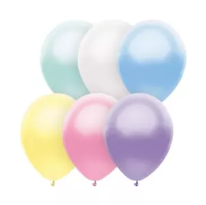 Way to Celebrate Latex Balloons 12" Pearl Pastels, 60 Count Bag (2 Pack) - Picture 1 of 4