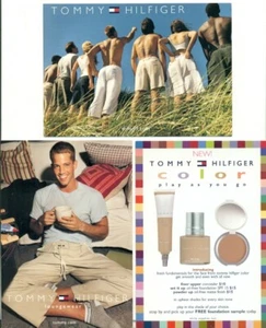 LOTTO CARTOLINE PROMOZIONALI - 3 CARTOLINE - TOMMY HILIGER - LOUNGEWEAR - COLORE - Foto 1 di 1