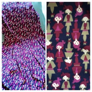 LOVE LABEL Dress 50s Inspired Style Fit & Flare Skater Navy/purple š(S) *BNWOT* - Picture 1 of 12