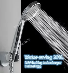 Boots up 200% Water Pressure 40% Water Saving Laser Ionic Filters Shower Head - Picture 1 of 4