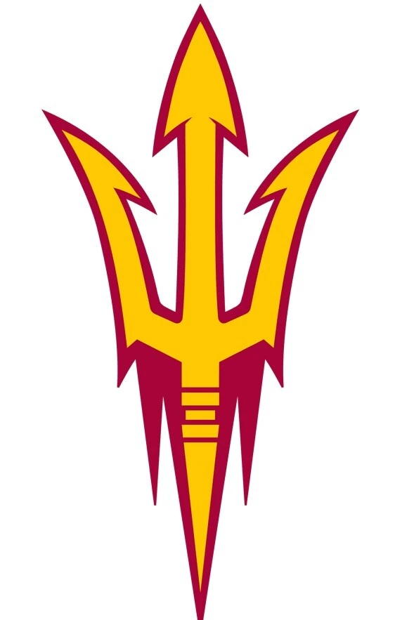 Arizona State Sun Devils Logo - Die Cut Laminated Vinyl Sticker/Decal