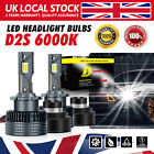 2X D2S 6000K LED Headlight Bulb Replace Xenon HID For Land Range Rover MK2 02-06