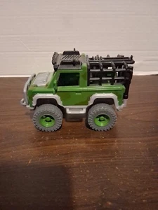 Jurassic World Dinosaur Detainment Green Jeep Toy Fisher-Price Imaginext - Picture 1 of 6