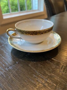 Set Of 4 Antique Bavarian Demitasse Espresso Cups And Saucers - Picture 1 of 2