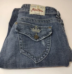 Miss Bisou Jeans 30x32 Flare Slightly Distressed - Picture 1 of 12