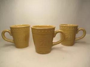 Lot of 3 Signature Sorrento Debby Segura 2009~Wheat~Coffee~Tea~Cocoa~Cups~Mugs - Picture 1 of 13