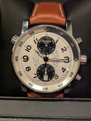 ALPINA Geneve Startimer Automatic Swiss Watch Panda AL-725x4R16 AL-725LWB4R16 - Image 1 of 4