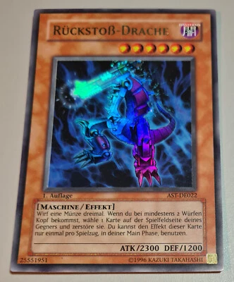 Rückstoß-Drache # AST-DE022 Ultra Rare Karte B Ancient Sanctuary 2004 DE Mint - Bild 1 von 4