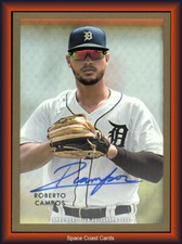 2022 Topps Heritage Minor League Roberto Campos 1973 1953 Auto Gold /25 RPA-RC