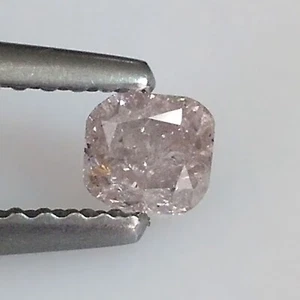Cojín de 0,38 quilates elegante rosa claro argyle diamantes naturales sueltos sin tratar - Imagen 1 de 4