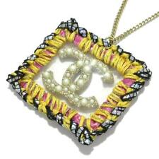 Chanel Necklace - Metal Material Pvc Cotton Gold Clear Multi / Pearl 2014-15 Fal