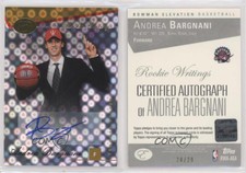 2006 Bowman Elevation Writings Gold /29 Andrea Bargnani #RWA-ABA Rookie Auto RC