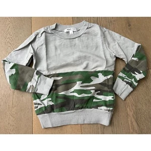 Joah Love Boys Camo Logo Sweatshirt Top Sz 3 - Picture 1 of 3