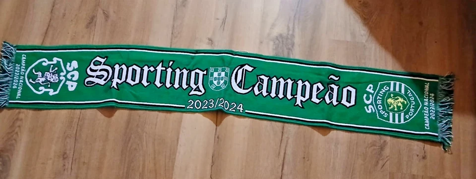 Bufanda Sporting Clube de Portugal campeões 23/24 Foto 1 de 1