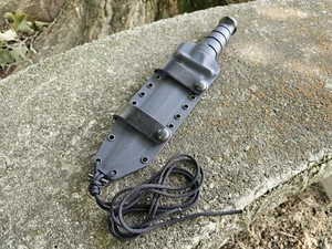 KA-BAR 1269 & 1271 Kydex Sheath, Scout Carry, Pancake,Paracord, Firesteel, (Blk) - Picture 1 of 8