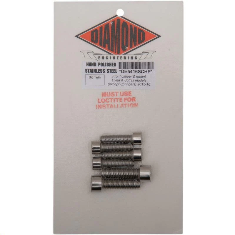 Pinza delantera Diamond Engineering cabeza de enchufe pulido acero inoxidable 15-21 Harley ST Foto 1 de 1